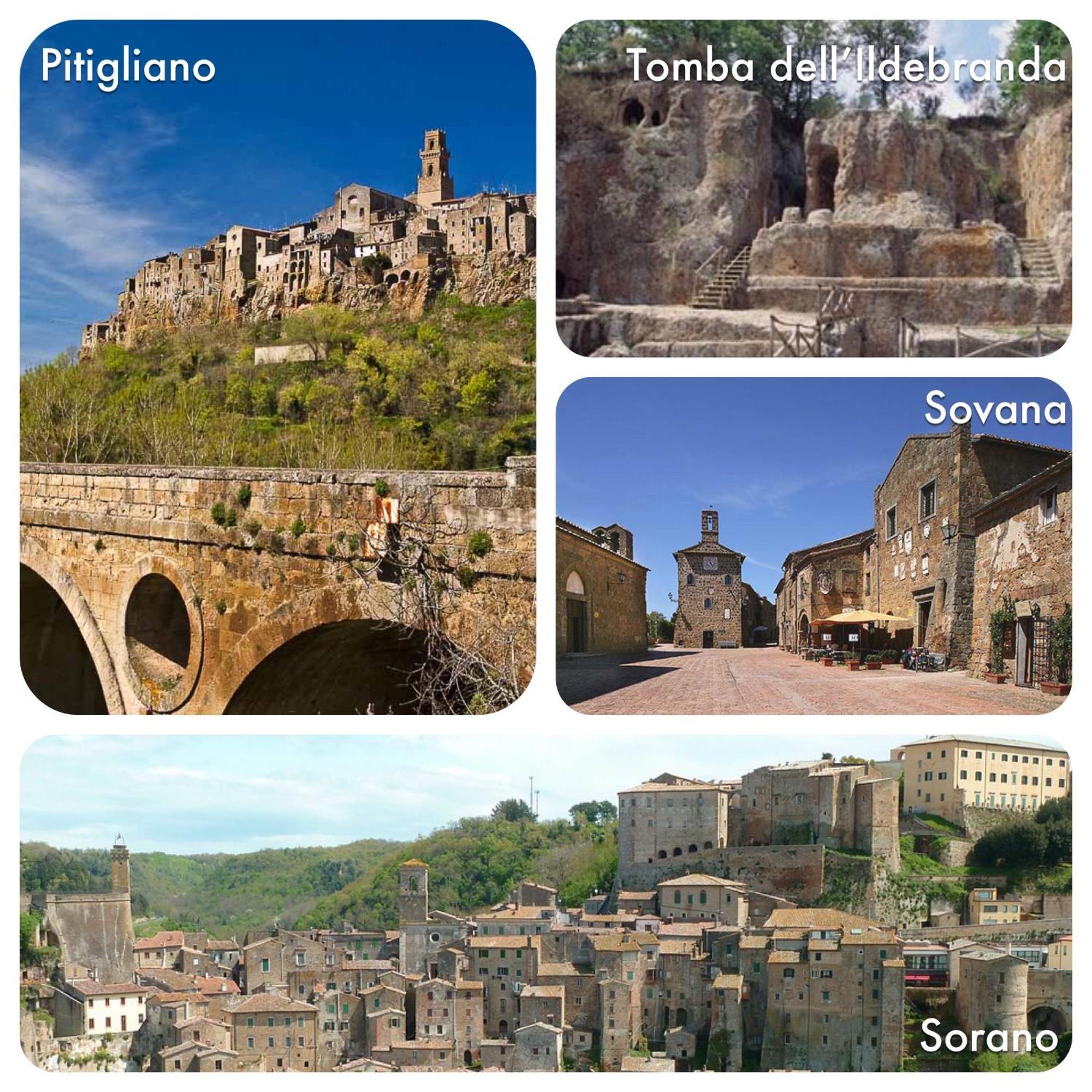Pian De' Somari Villa Pitigliano Eksteriør billede